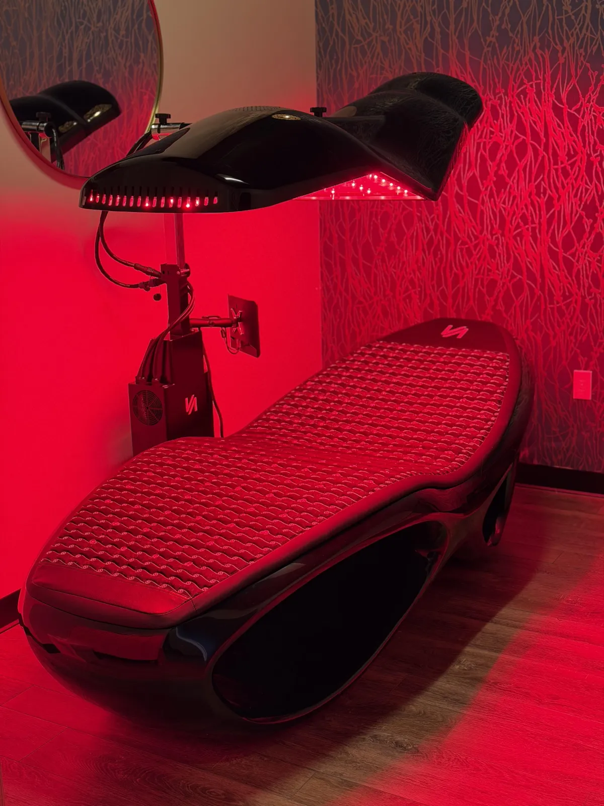 red light bed with PEMF