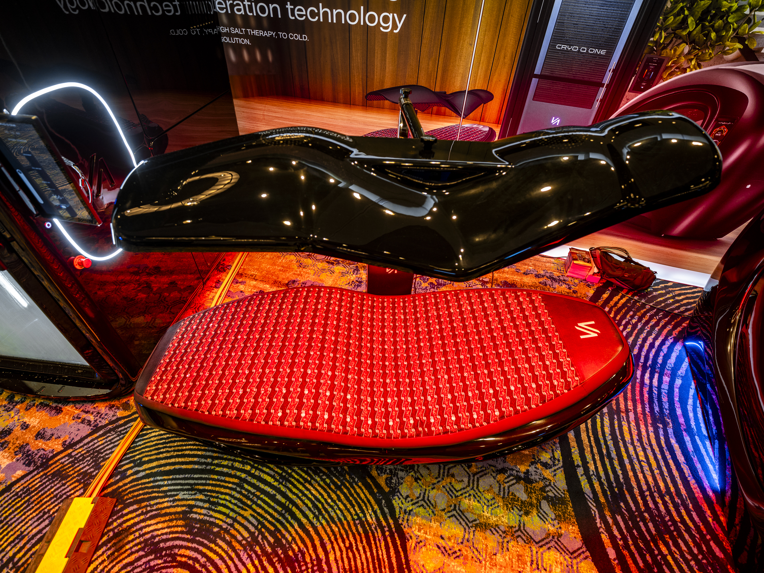 PEMF Bed with Red Light