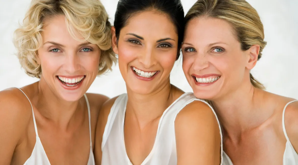 Women smiling image