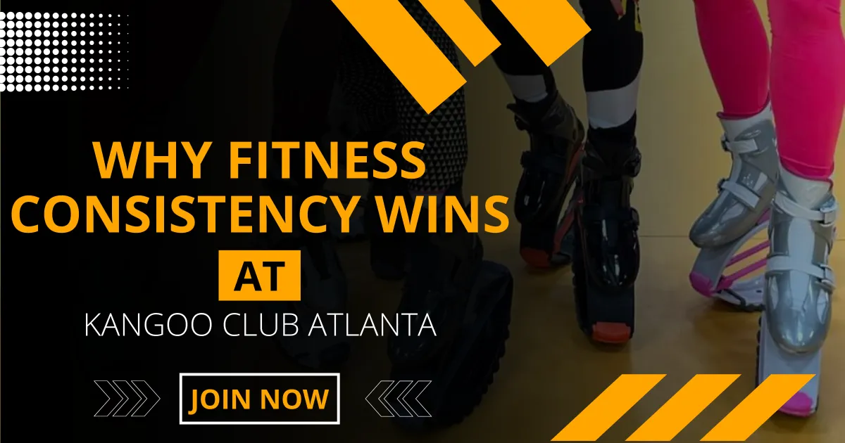 Kangoo Club Atlanta fitness class showing how consistency and low-impact movement create lasting results