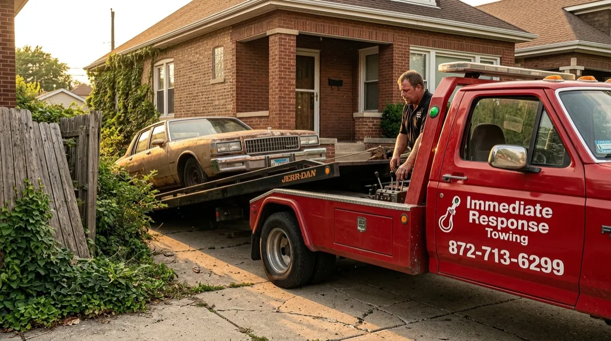 What Happens When a Tow Truck Comes to Take Your Car Away for Good