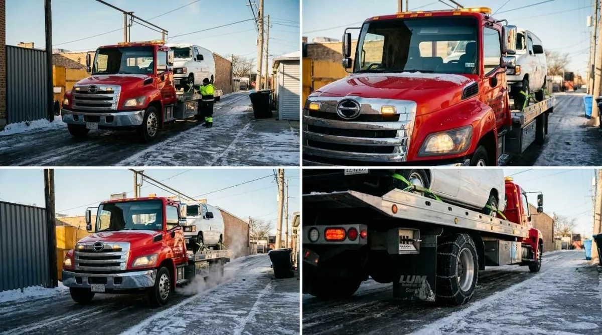 How flatbed towing works: call, dispatch, arrive, load, deliver