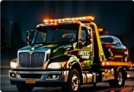 tow truck responding to a call in Chicago