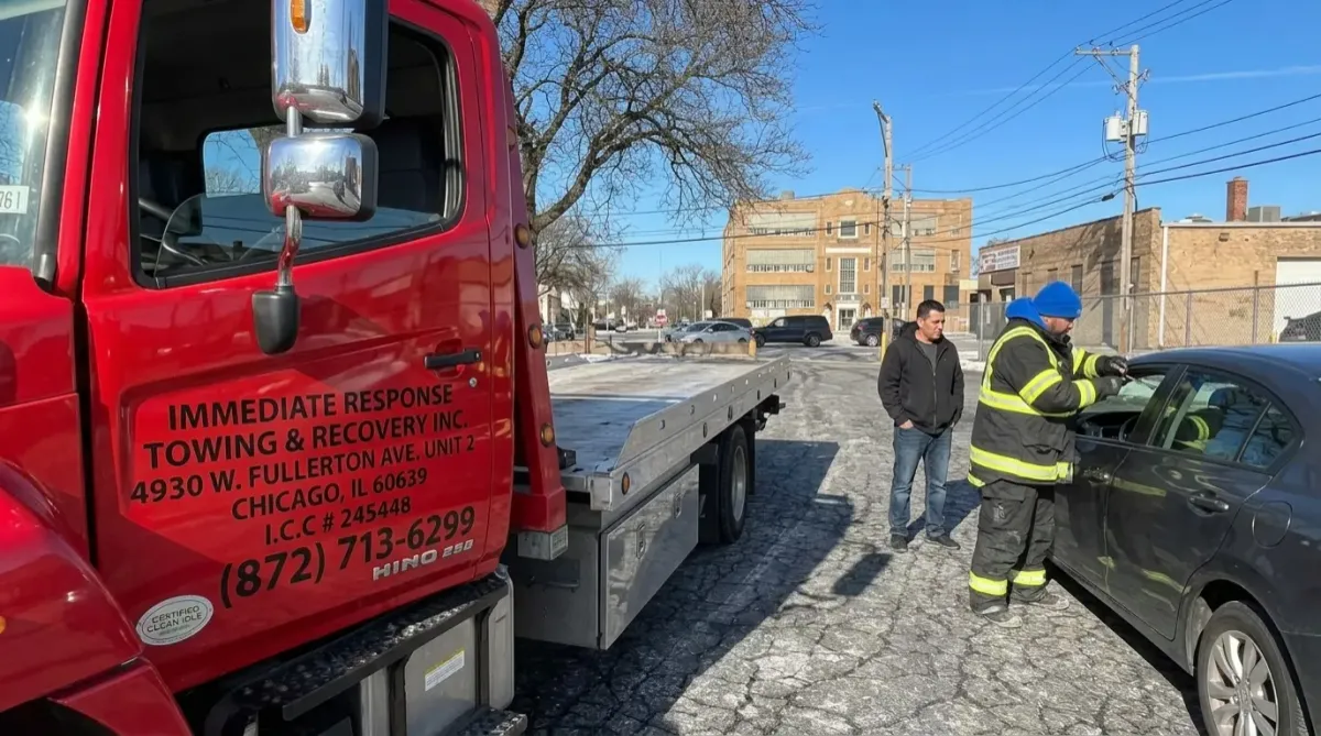 IRTC Technician helping during Car Lockout at Parking Lots