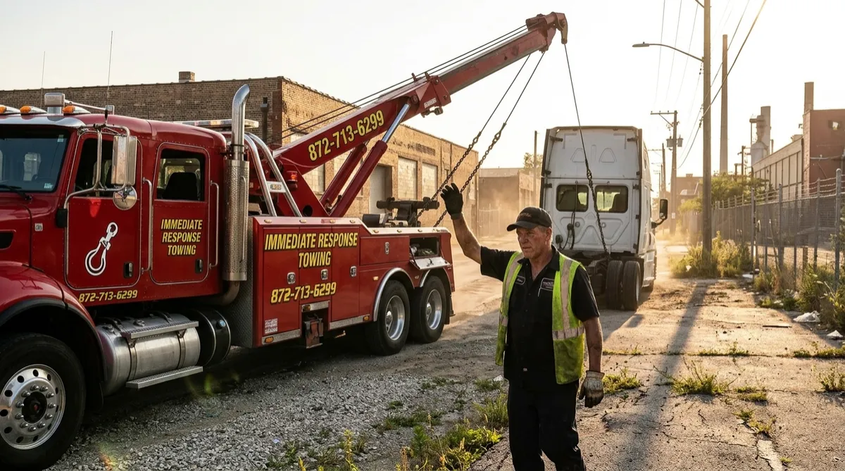 Wrecker Service Explained: Light Duty, Heavy Duty, and Semi Towing in Chicago