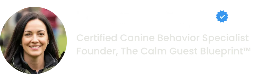 Tessa Hartley Profile Image Bio How To Get Your Dog To Greet Guests Calmly and Quietly in Just 21 Days