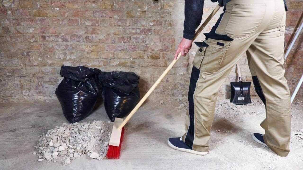 Why Sweeping Construction Dust Makes It Worse