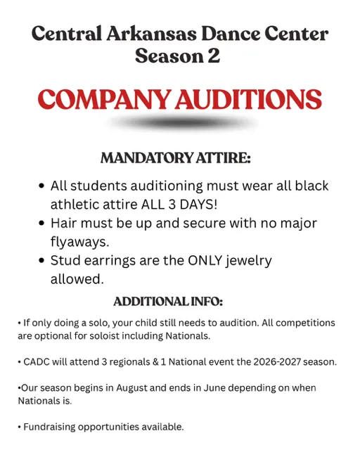 Company Audition Mandatory Attire
