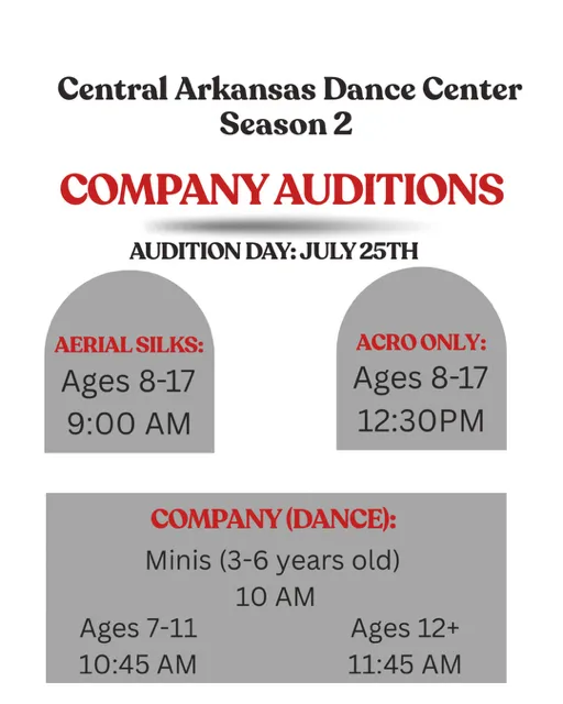 Company Audition Details
