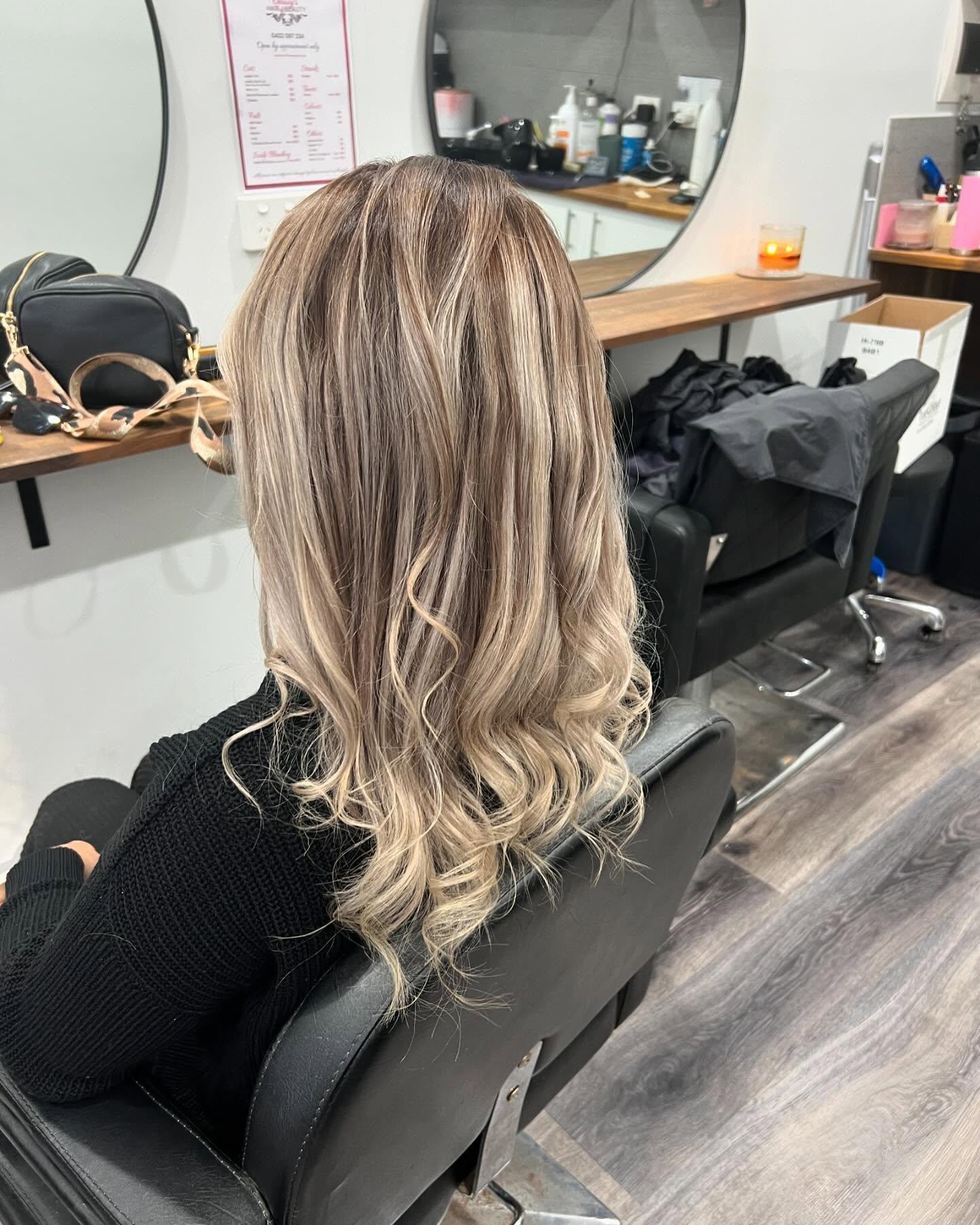 Blonde foils hair transformation at Christy’s Hair & Beauty Burpengary East