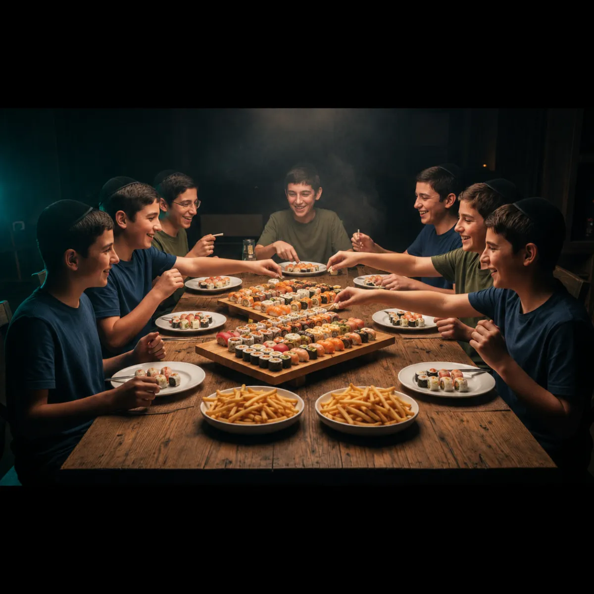 Warm appetizing food spread showing a rotation of daily favorites