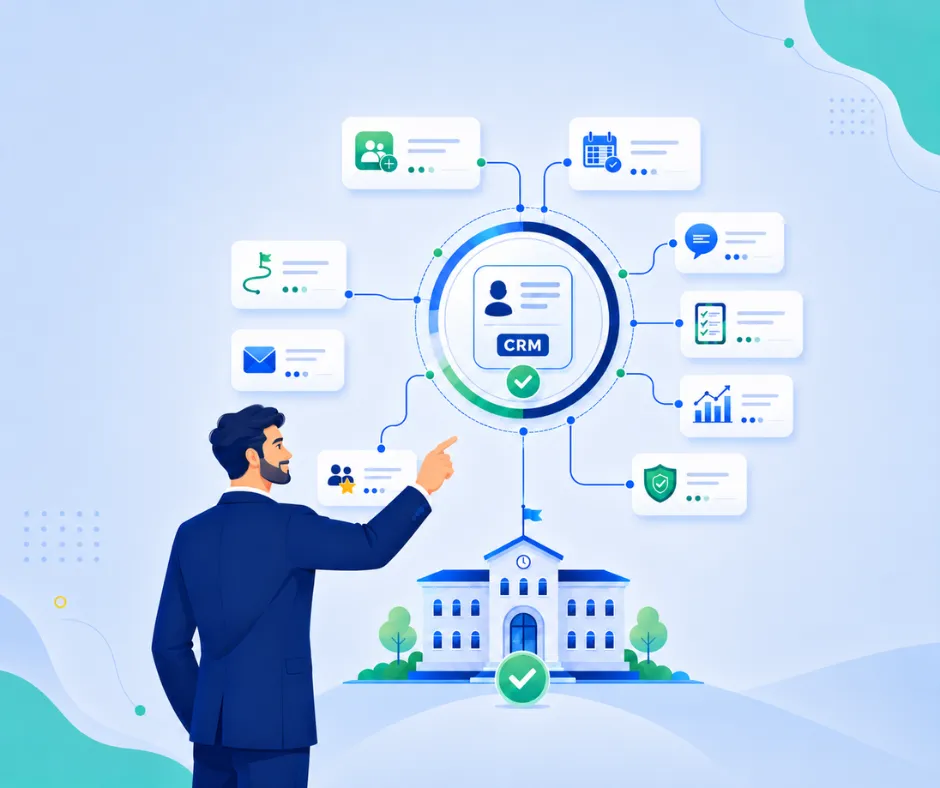 CRM en admisiones: de herramienta a control institucional (5 acuerdos que lo cambian todo)