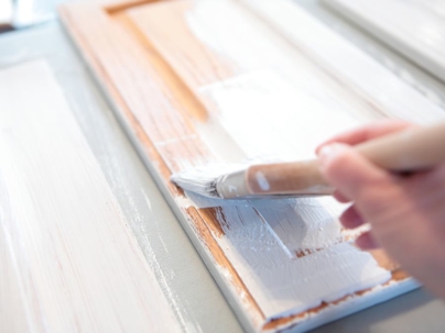 painting a cabinet