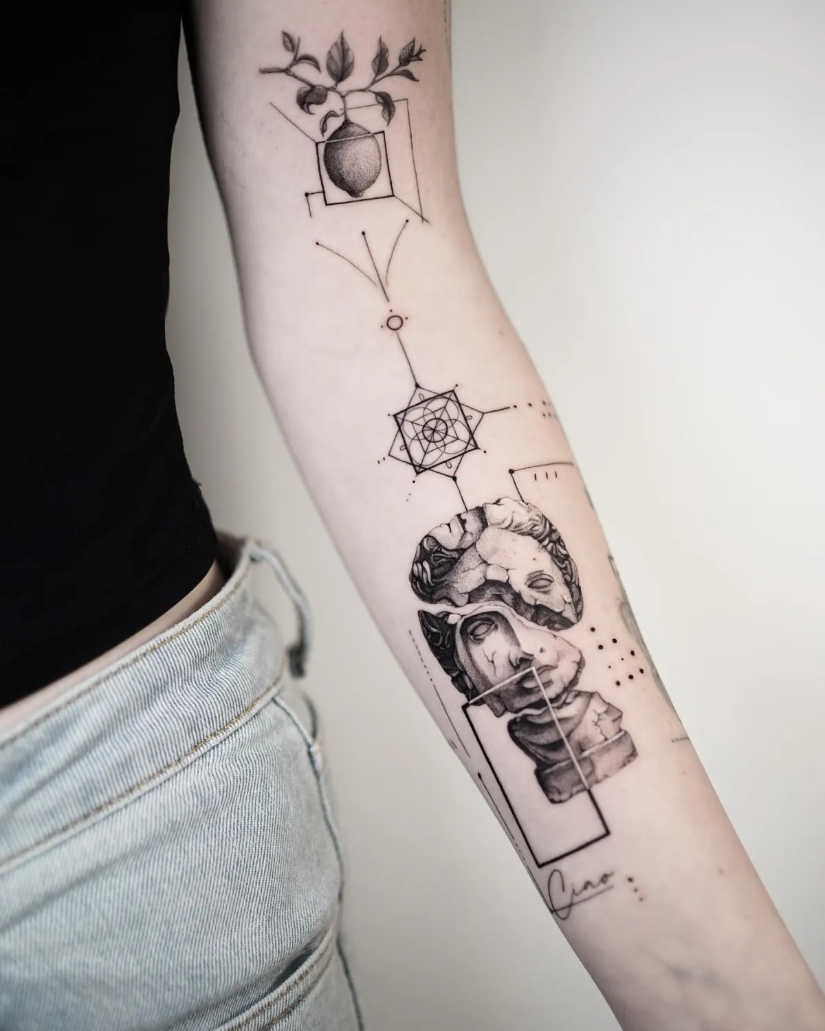 A sign that is on the side of a building