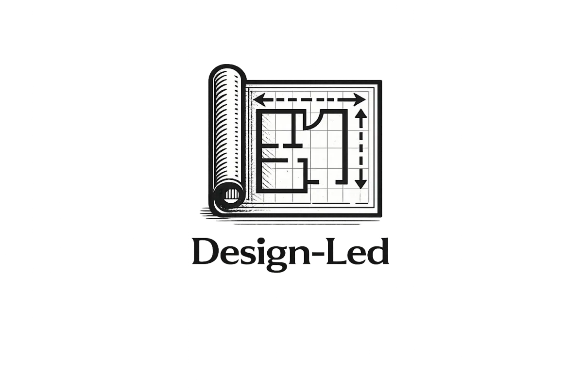 Rolled floor plan with drafting tools, representing thoughtful design and planning.