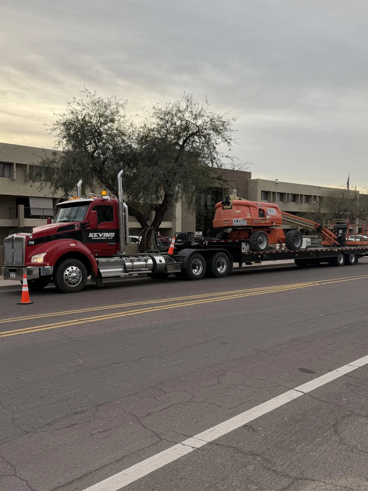 Construction Equipment Transport in