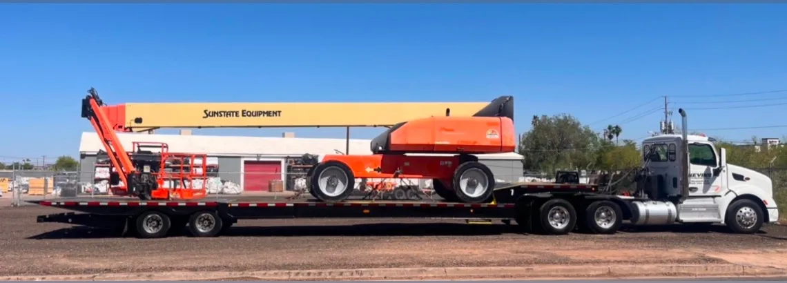 Rental Equipment Hauling in