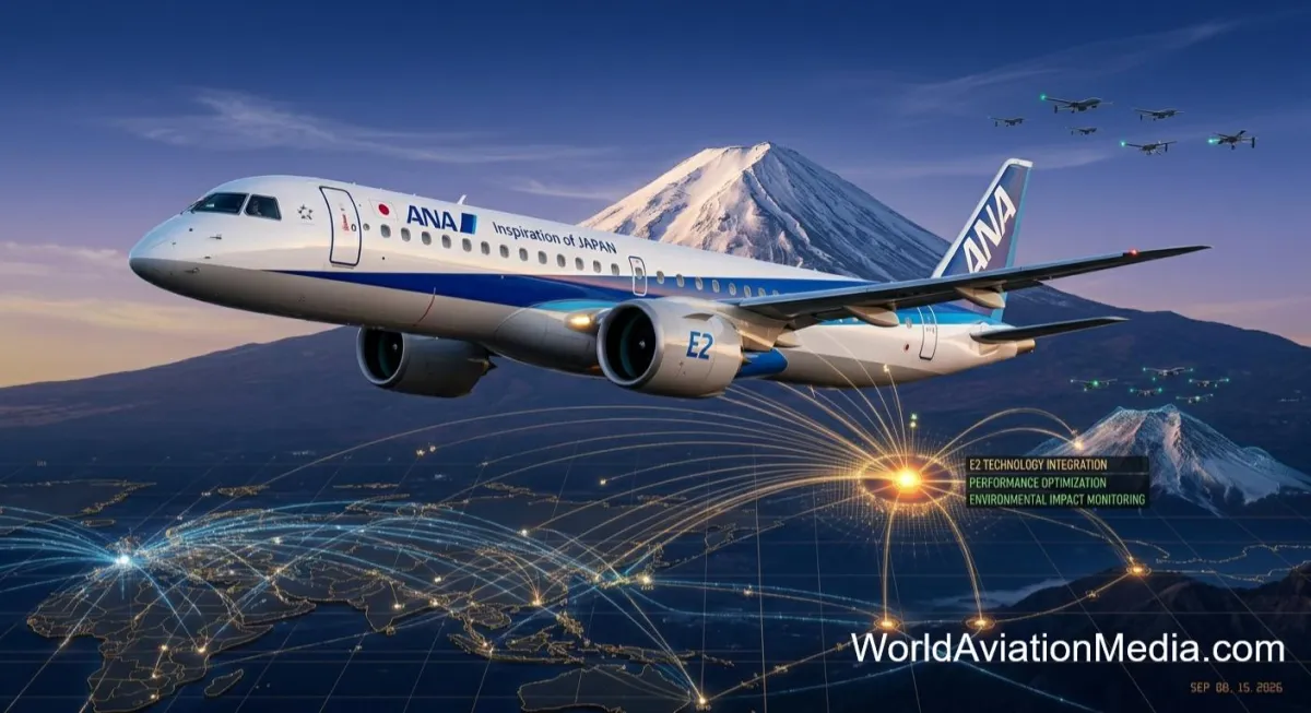 The ANA Holdings Regional Pivot: Analyzing the ¥105B Embraer E190-E2 Strategy and the Future of Japanese Aviation