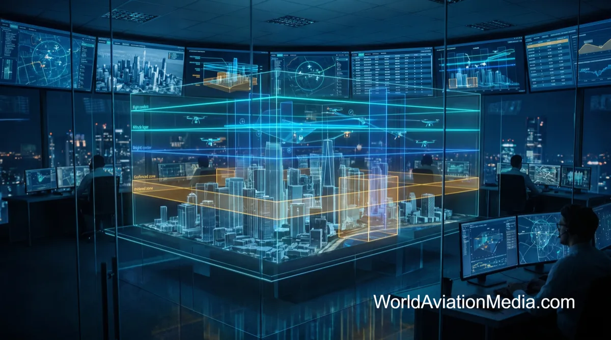 Urban Air Traffic Management (UTM): Bridging FAA/EASA Control with Automated Drone Corridors