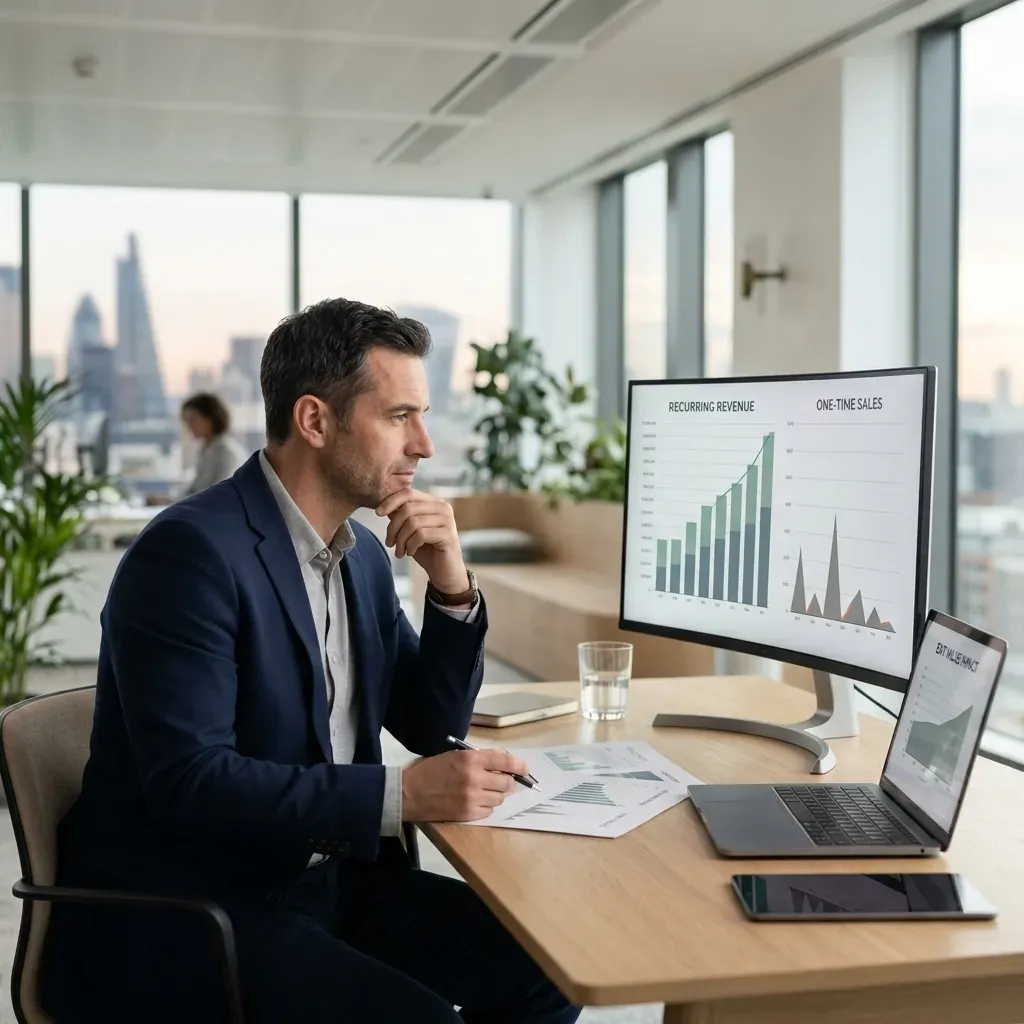 Recurring Revenue vs One-Time Sales: How It Impacts Your Exit Value.