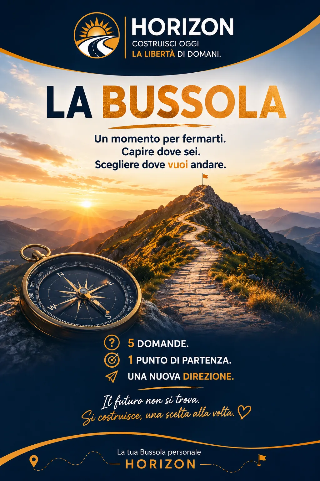 La Bussola Horizon Poster