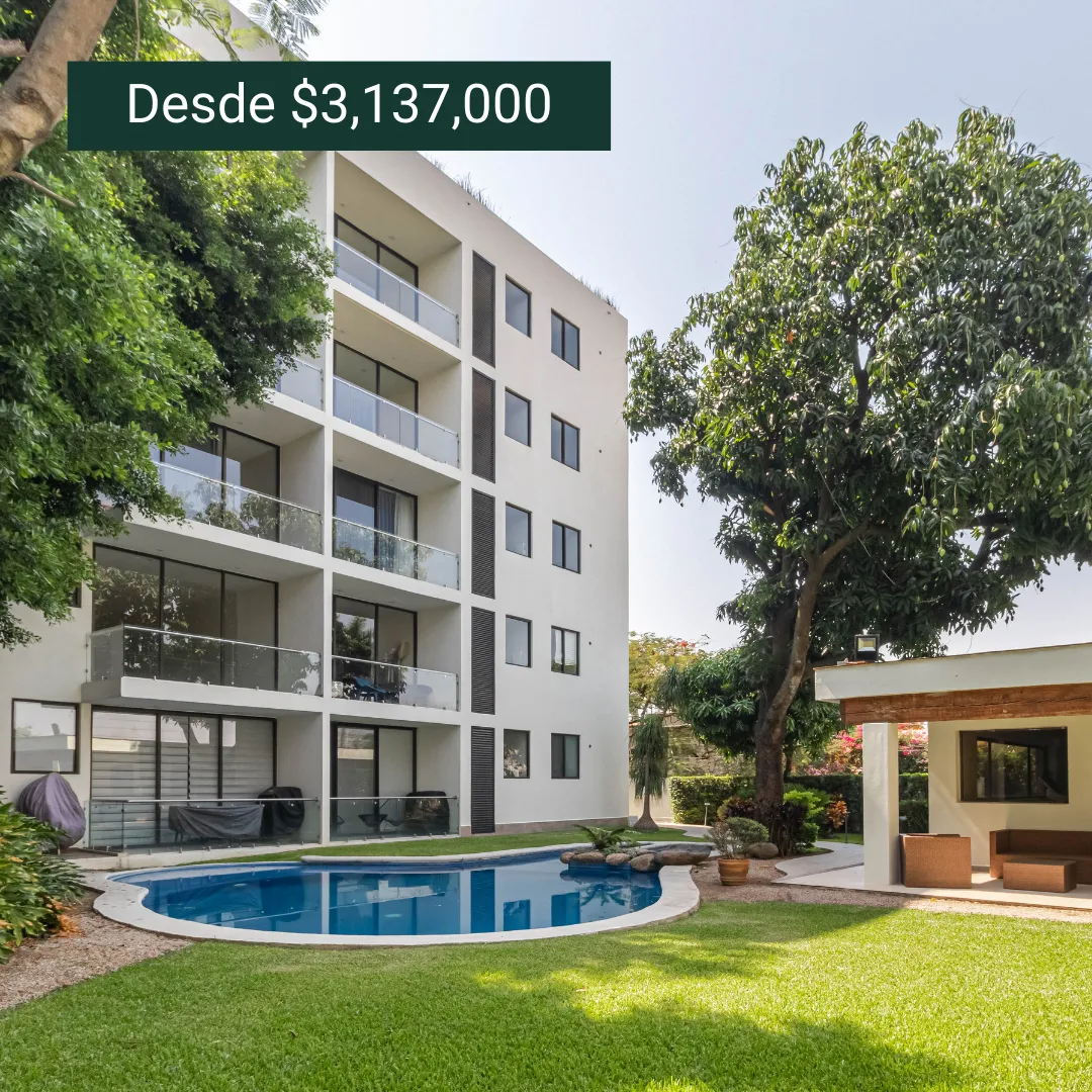 Departamento en venta en Las Palmas Cuernavaca