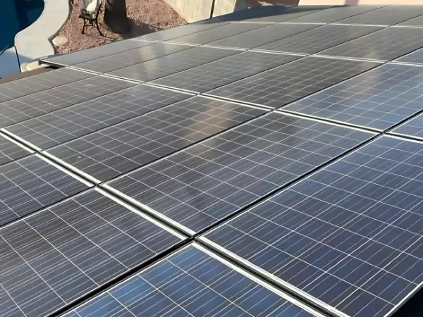 clean solar panels after the job is done