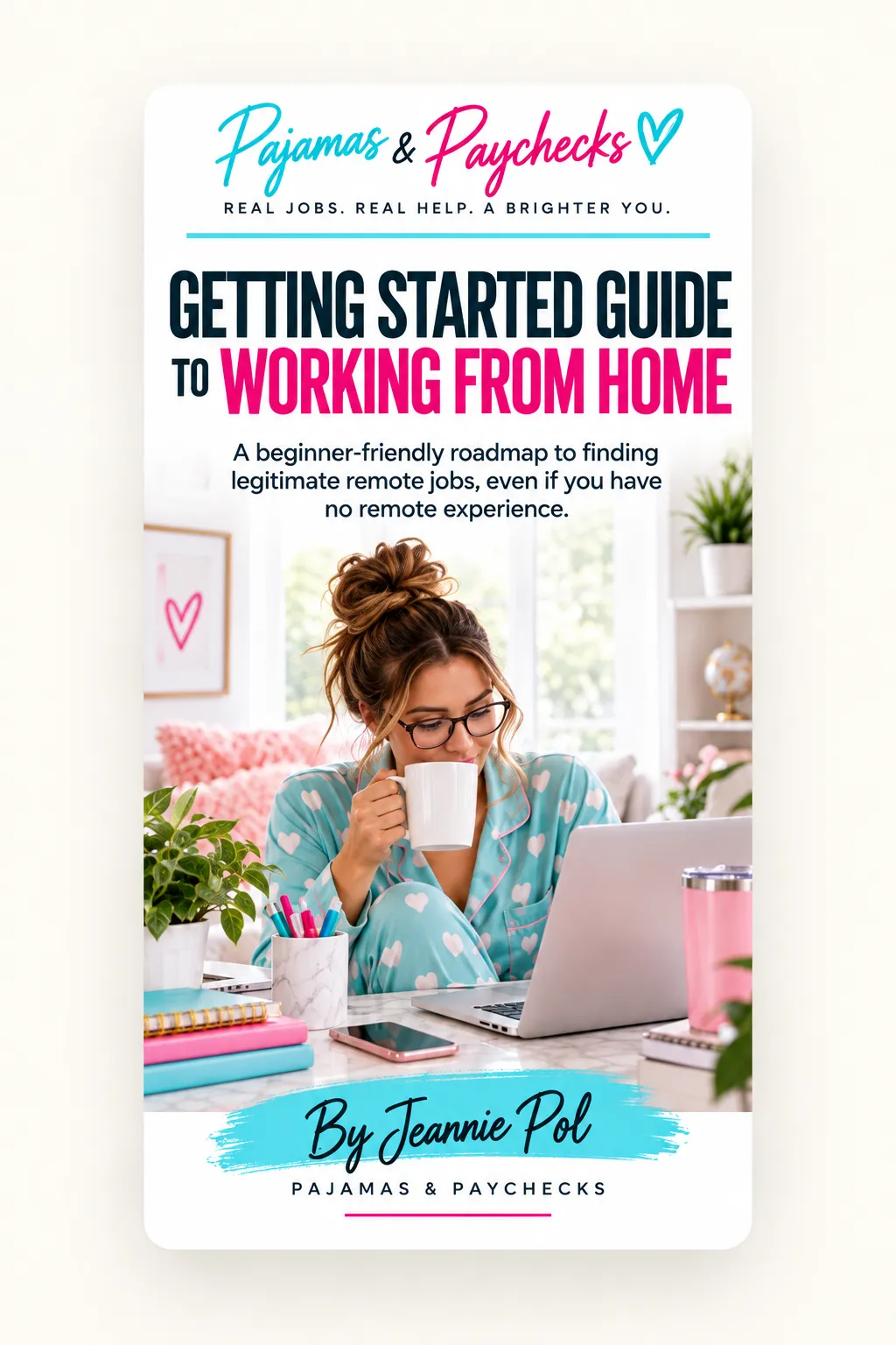 Design Your Freedom WFH Digital Blueprint 3D Guide Mockup