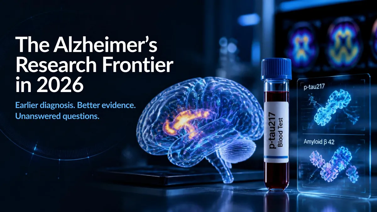 The Alzheimer’s Research Frontier in 2026: From Earlier Diagnosis to the Next Generation of Treatments
