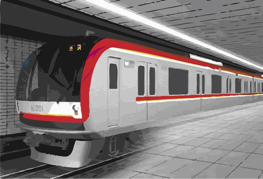 Rendering of the Metro Manila Subway station near Bonifacio Global City.