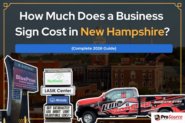 How Much Does a Business Sign Cost in New Hampshire? (Complete 2026 Guide)