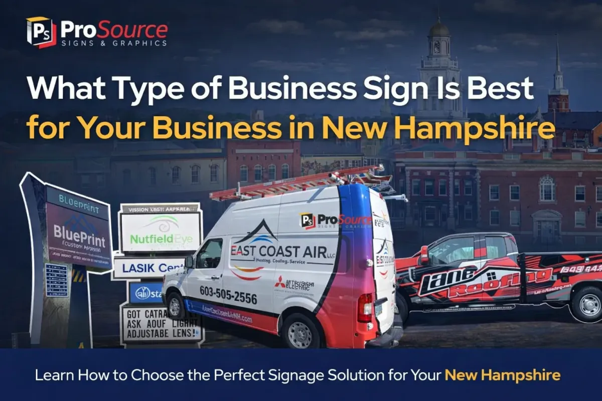 What Type of Business Sign Is Best for Your Business in New Hampshire?
