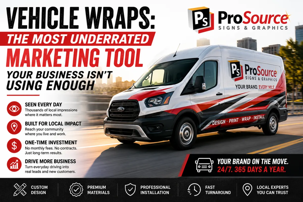 Vehicle Wraps: The Most Underrated Marketing Tool Your Business Isn’t Using Enough