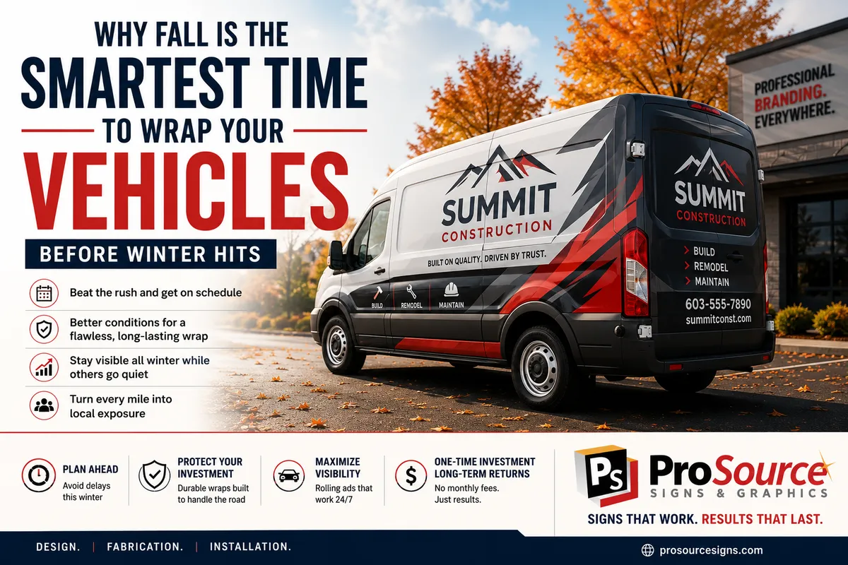 Why Fall Is the Smartest Time to Wrap Your Vehicles (Before Winter Hits)