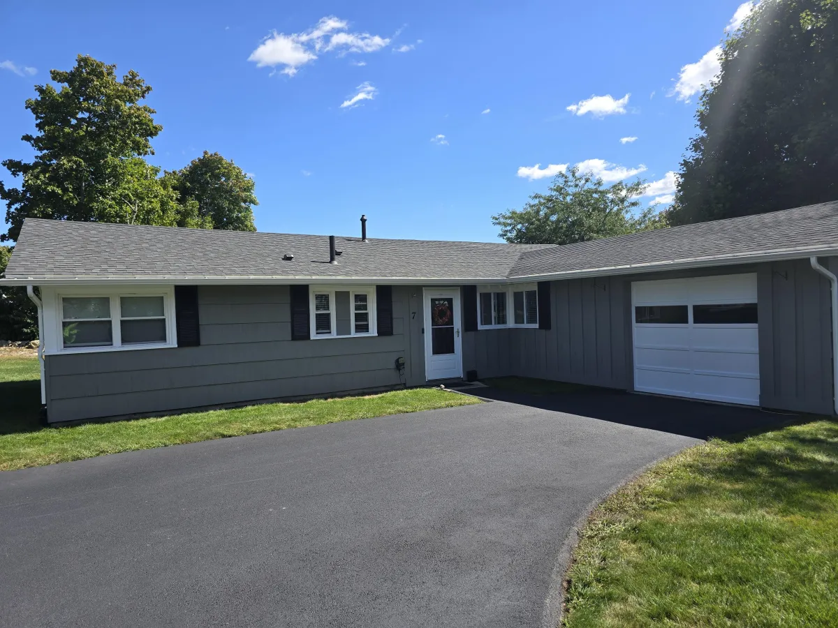Freshly painted exterior Premier Painting & Wallpapering Peabody MA