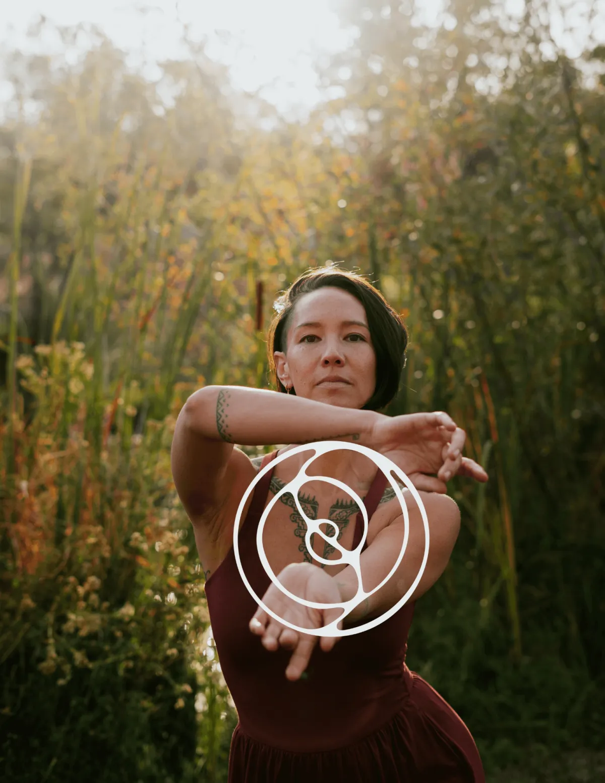 Mana Mei guiding women in the Confidance Mana Movement program, a feminine embodiment dance course