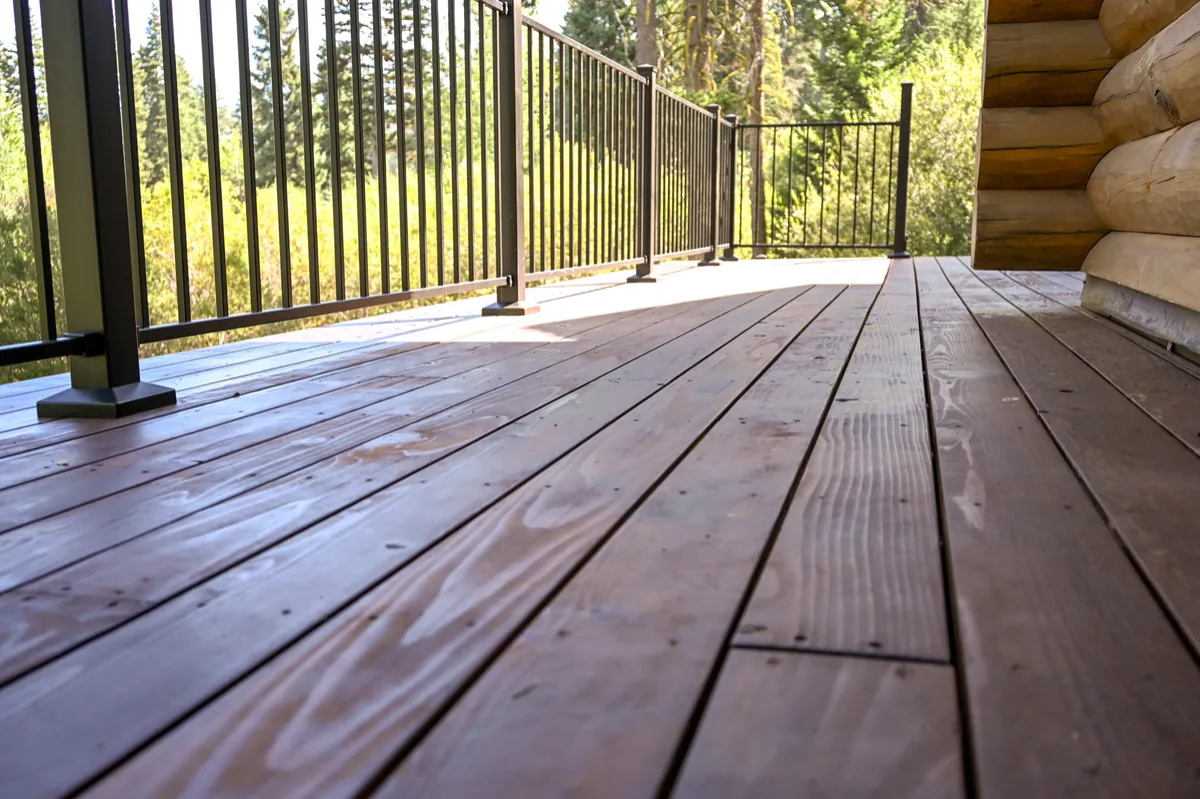 Well-maintained outdoor deck at a Boise-area home with space for relaxing and entertaining