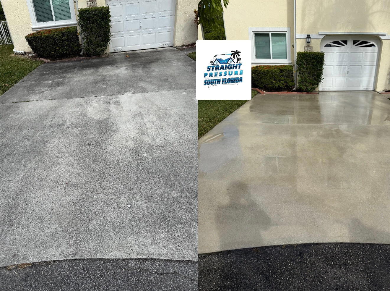 Driveway cleaning and pressure washing service in Dania Beach FL