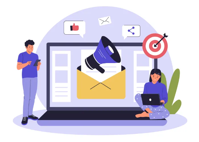 Minimal dashboard showing SEO rankings growth over six months with a green trend line and circular markers.