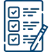 Assessment icon representing business evaluation and clarity on current position.