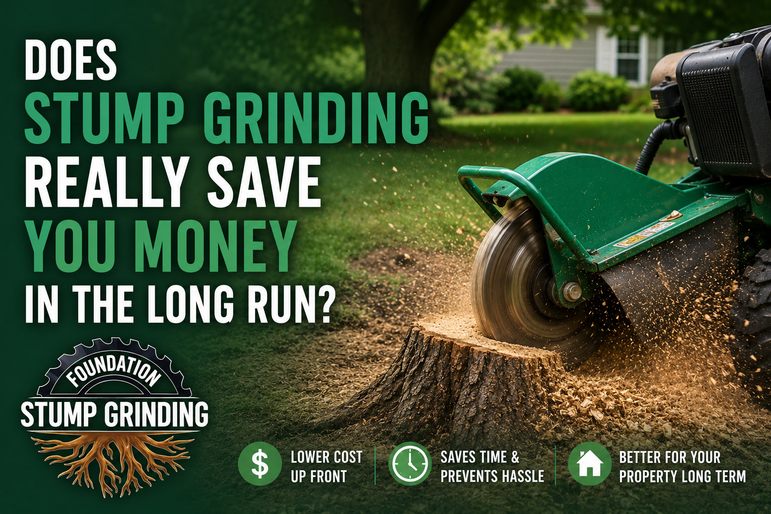 Does Stump Grinding Really Save You Money in the Long Run?