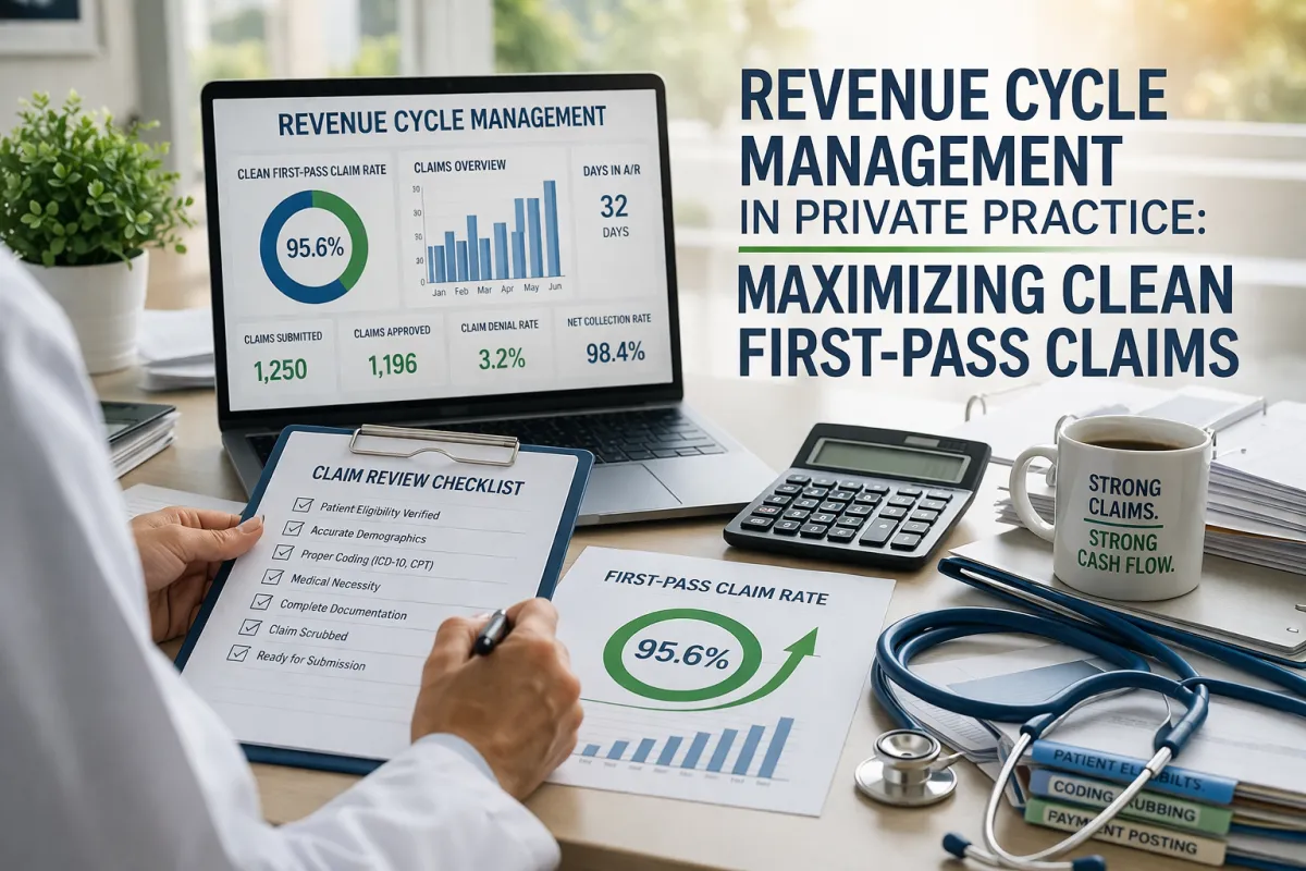Revenue Cycle Management in Private Practice: Maximizing Clean First-Pass Claims