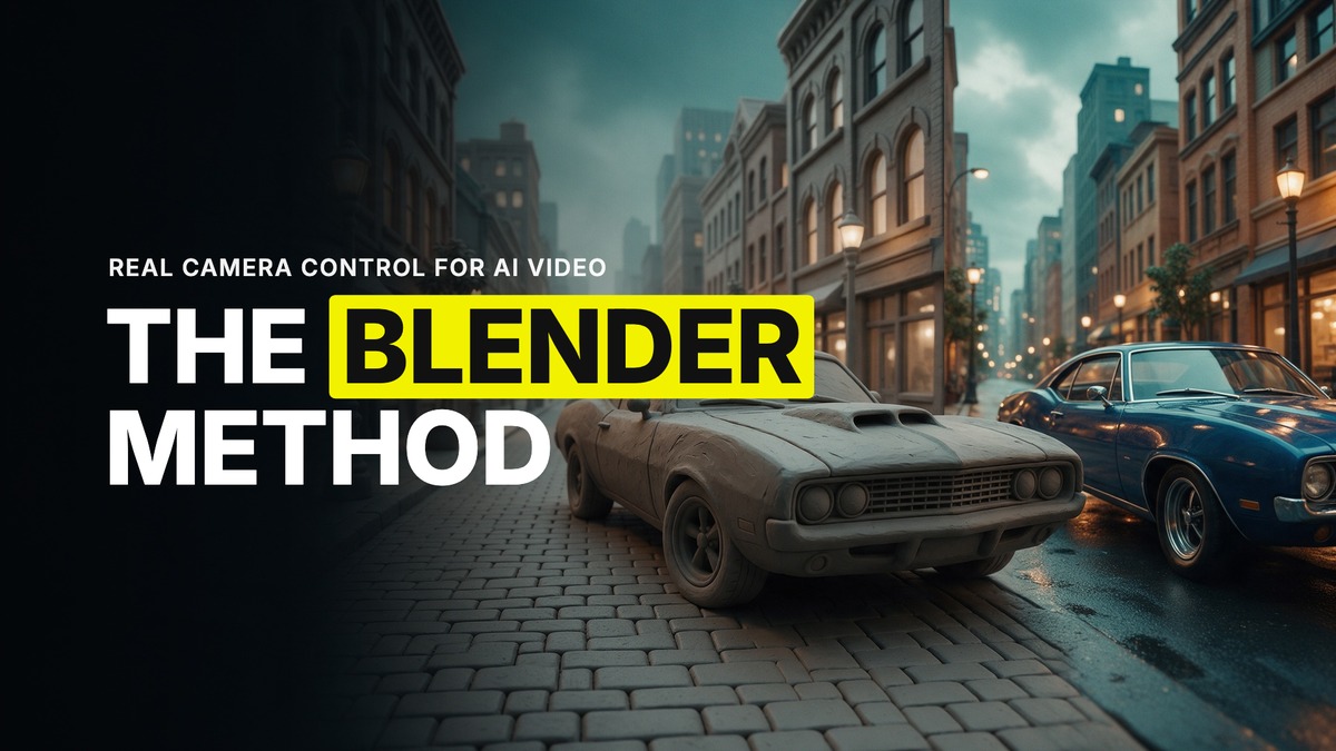 The Blender Method: Real Camera Control for AI Video