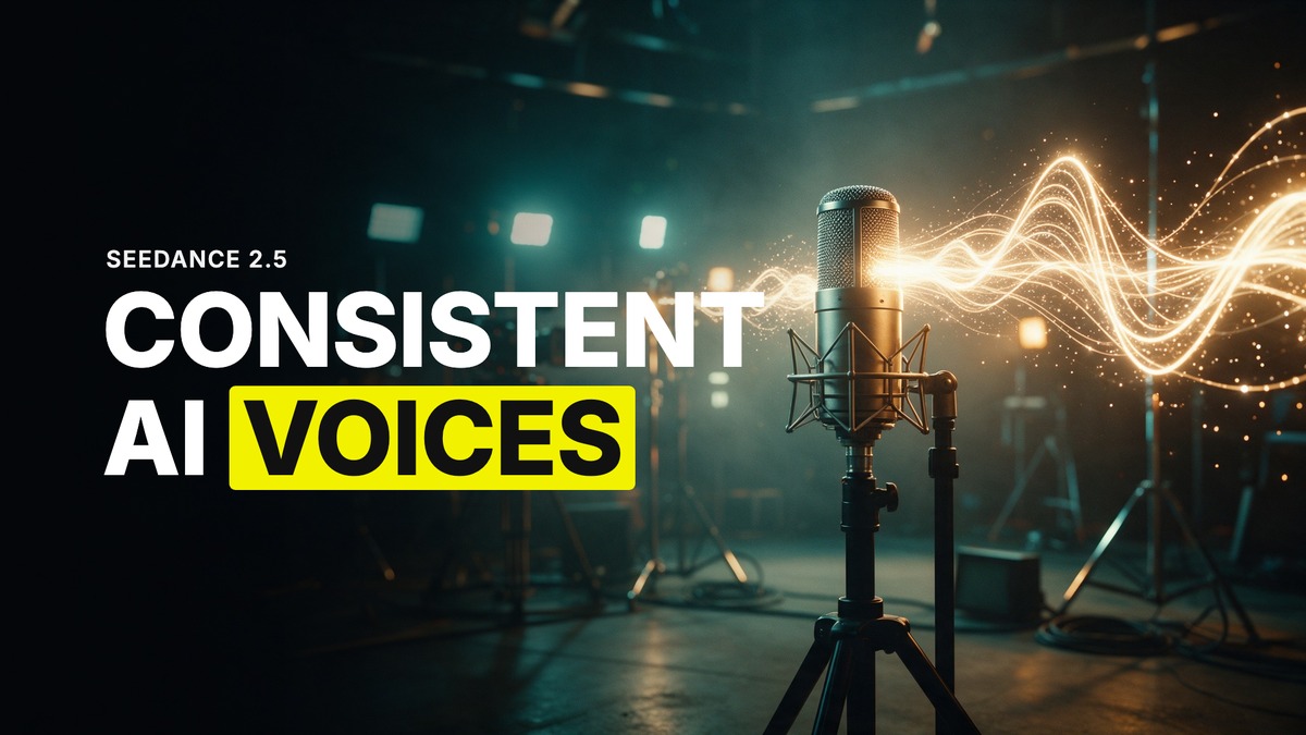 How to Keep an AI Character's Voice Consistent in Seedance 2.5