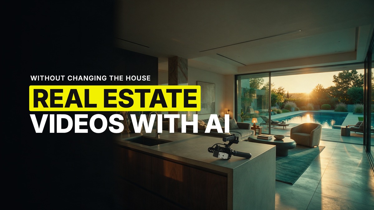 How to Make Real Estate Videos With AI (Without Changing the House)