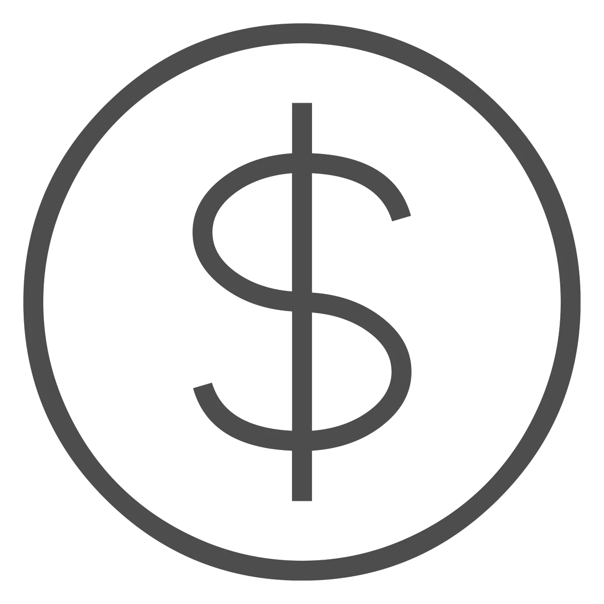 Icon of dollar sign