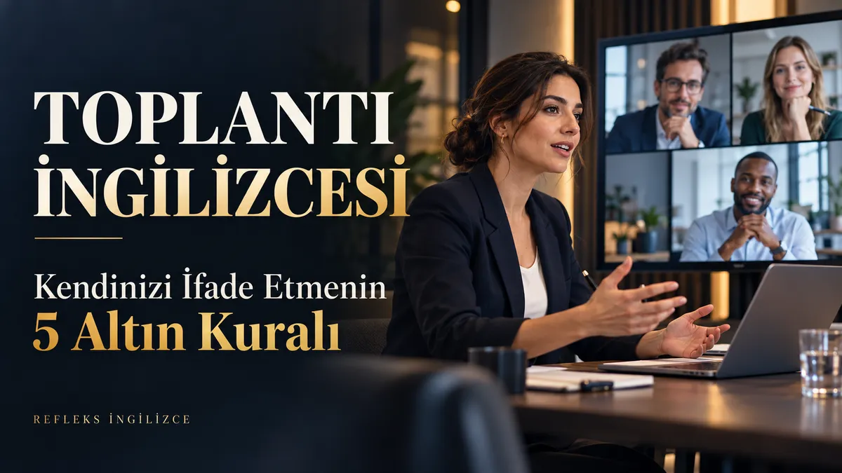 Toplantı İngilizcesi: Yabancı Ortaklarda Kendinizi İfade Etmenin 5 Altın Kuralı