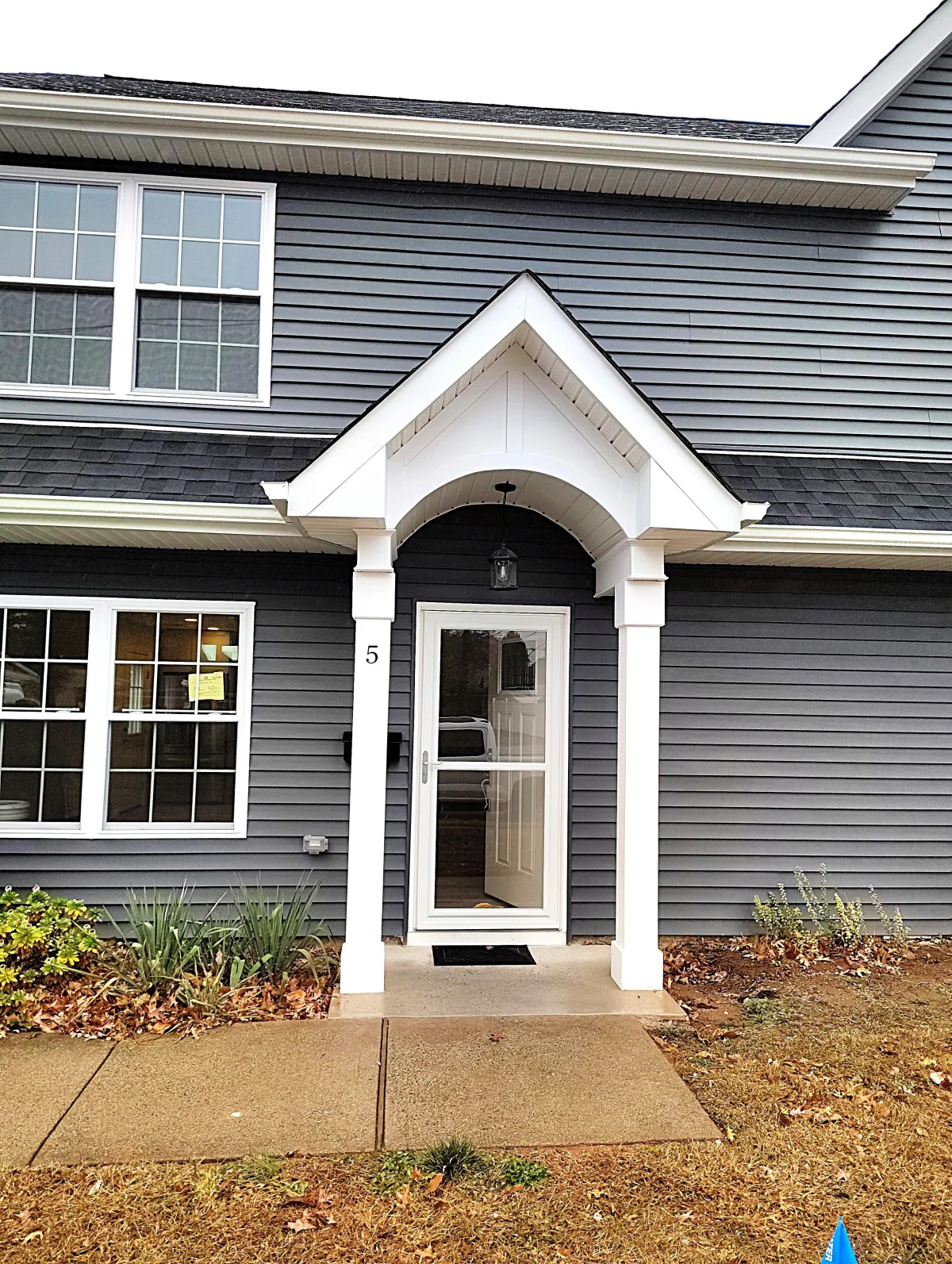 Entryway home Front door New Windows