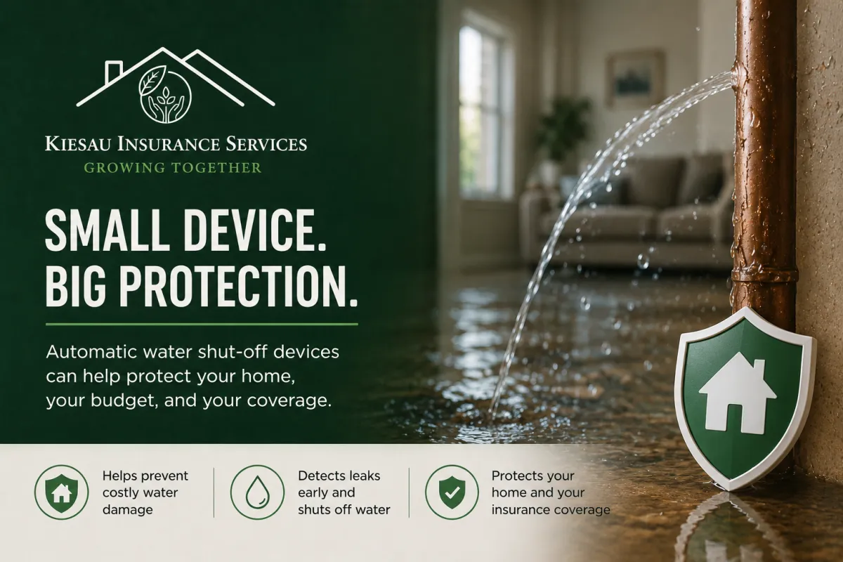 Why Automatic Water Shut-Off Devices Are Becoming Essential for California Home Insurance | Kiesau Insurance Services