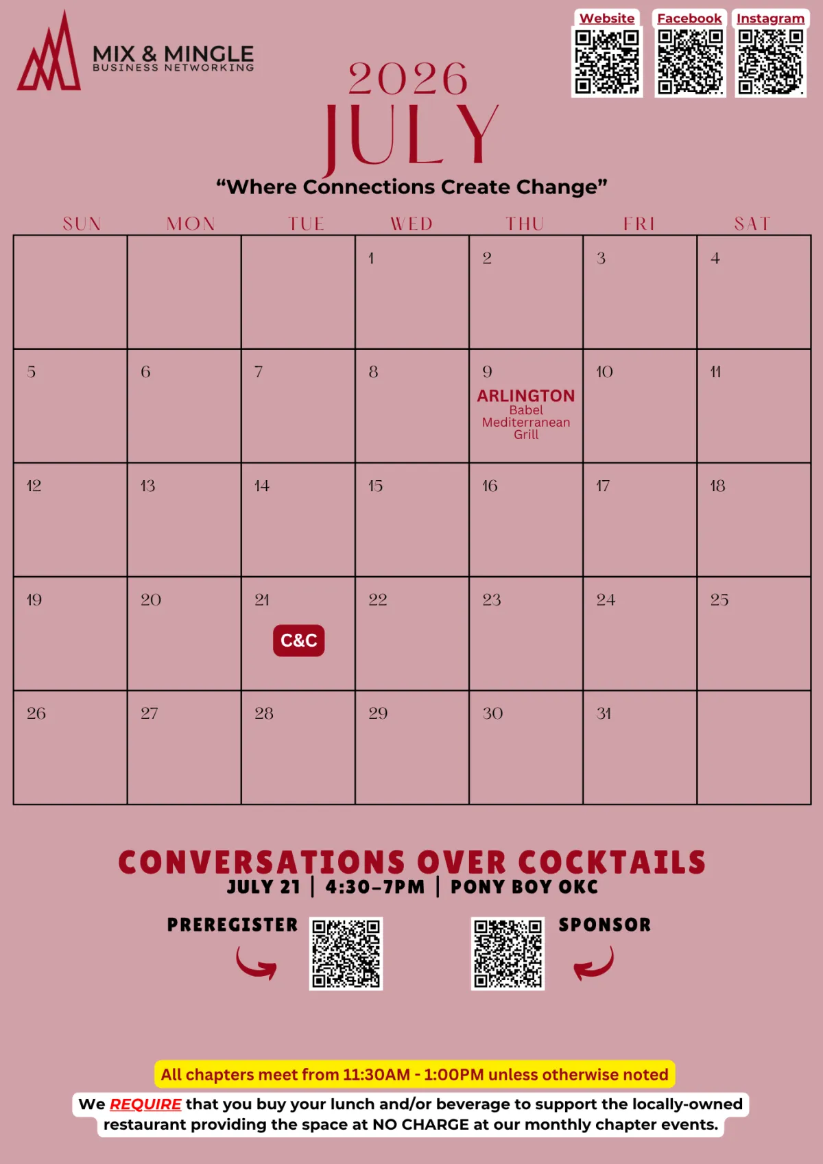 Current Calendar